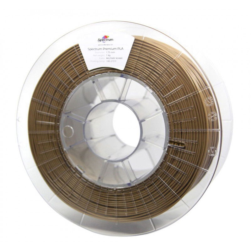 Filament Spectrum PLA 1,75mm 1kg - vojenská khaki