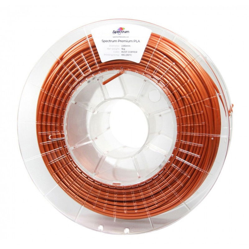 Filament Spectrum PLA 2,85mm 1kg - rez měď