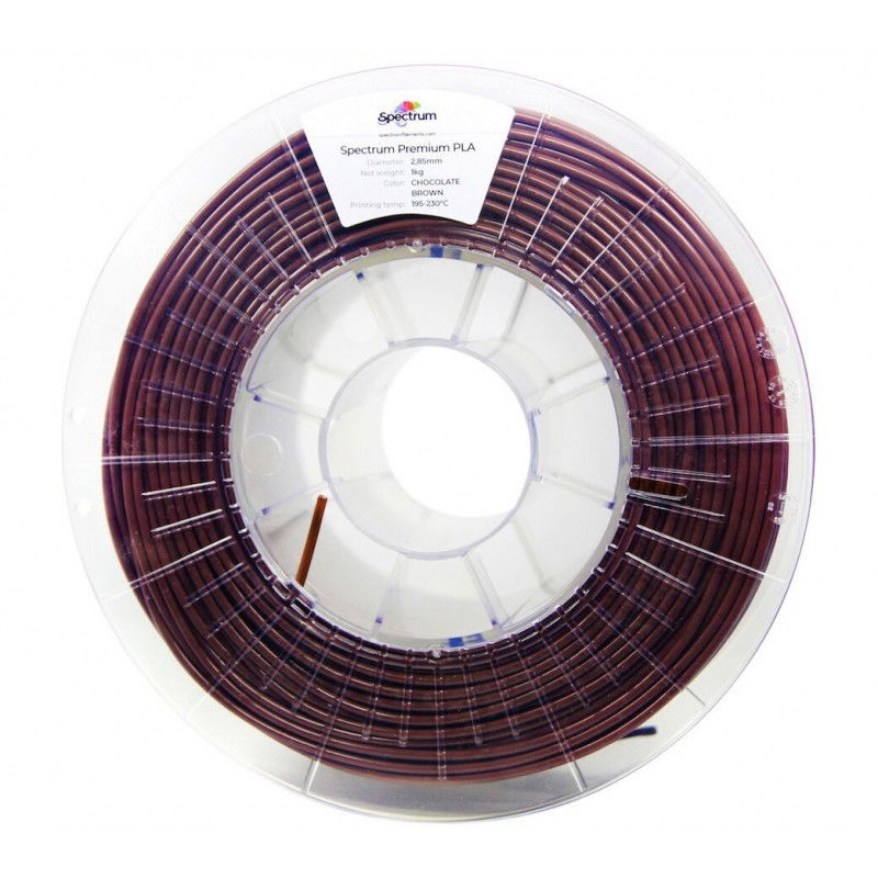 Filament Spectrum PLA 2,85mm 1kg - čokoládově hnědý