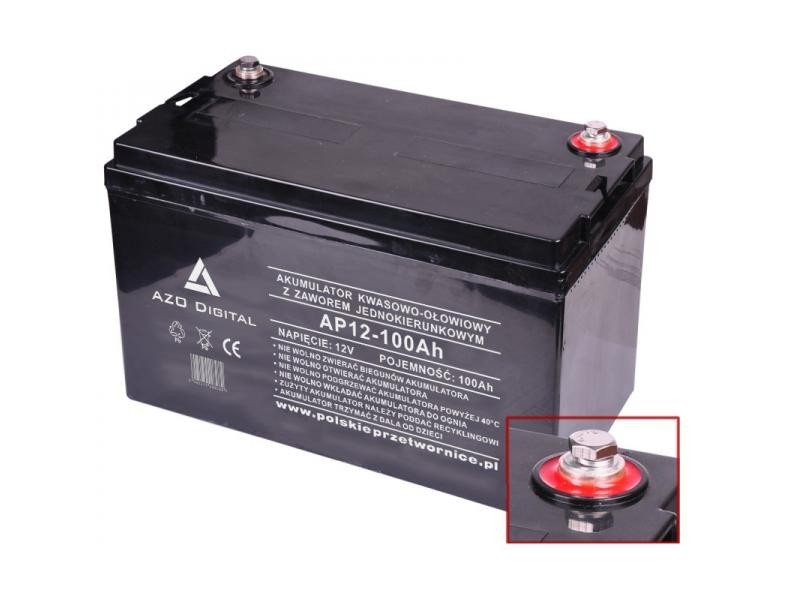 Bezúdržbová baterie AP12-100 12V / 100Ah VRLA AGM