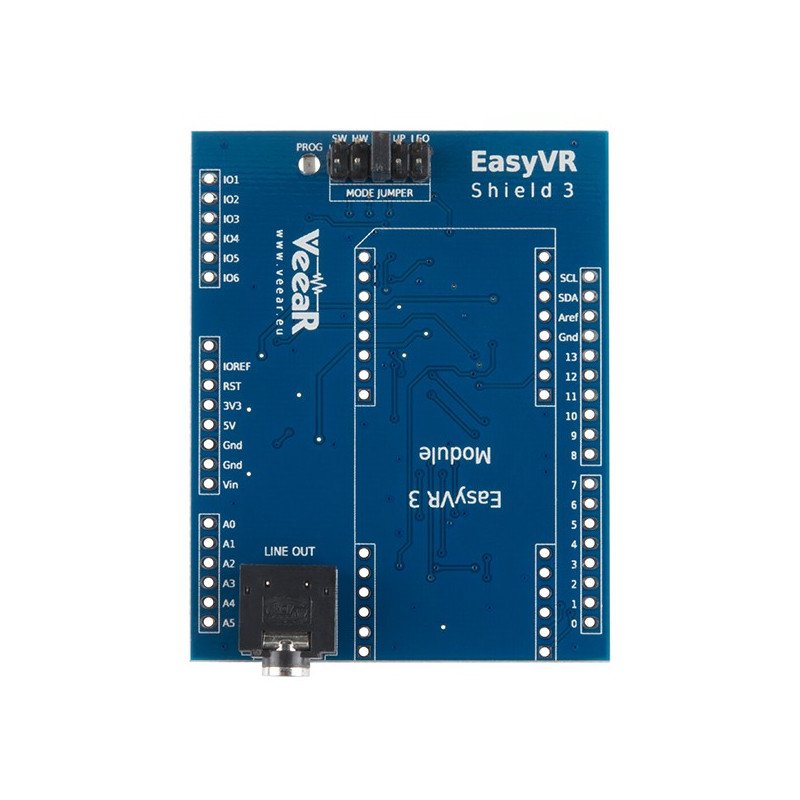 SparkFun EasyVR Shield 3.0 - překrytí rozpoznávání hlasu pro Arduino