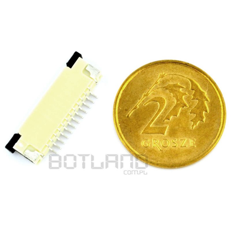 Konektor: FFC / FPC 12 pinů, rozteč 1 mm