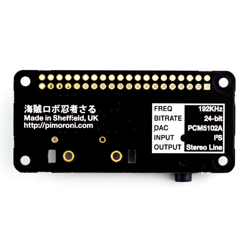 pHAT DAC - zvuková karta pro Raspberry Pi 3B + / 3/2 / B + / A + / Zero