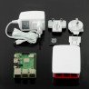 Startovací sada Raspberry Pi 3 B + WiFi + červené a bílé pouzdro + originální napájecí zdroj + karta microSD - zdjęcie 5