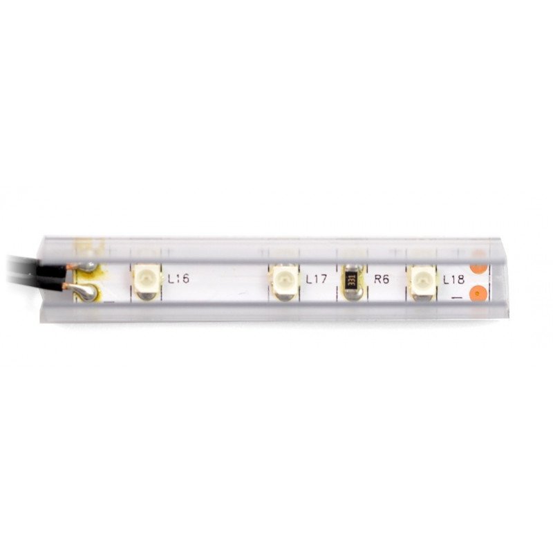 LED osvětlení polic NSP-50 - 3 LED, červená - 12V / 0,24W