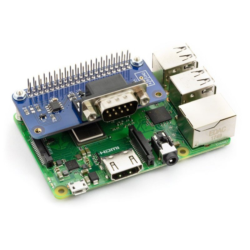 RS485 Pi SN65HVD72 - rozhraní RS485 pro Raspberry Pi