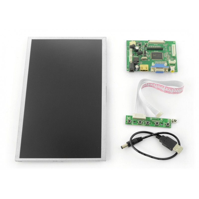 LCD TFT 10,1 '' 1024x600px pro Raspberry Pi 3/2 / B +