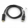 DisplayPort - kabel HDMI-M Lanberg - dlouhý 1,8 m - zdjęcie 1