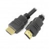 Kabel HDMI Goobay třída 1,4 - 0,5 m dlouhý - zdjęcie 1