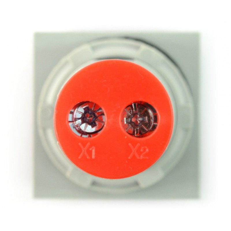 Digitální voltmetr - LED 30x30mm - 500VAC - červený