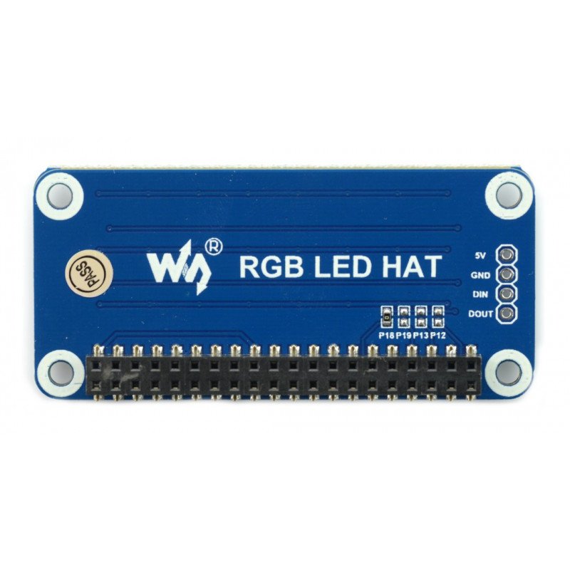 RGB LED Hat - překrytí pro Raspberry Pi 3/2 / Zero