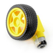 Kolo + motor 65x26mm 5V s převodem 48: 1