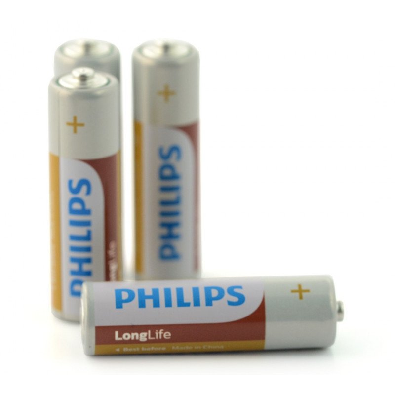 AA baterie (R6) PHILIPS LongLife - 4ks.