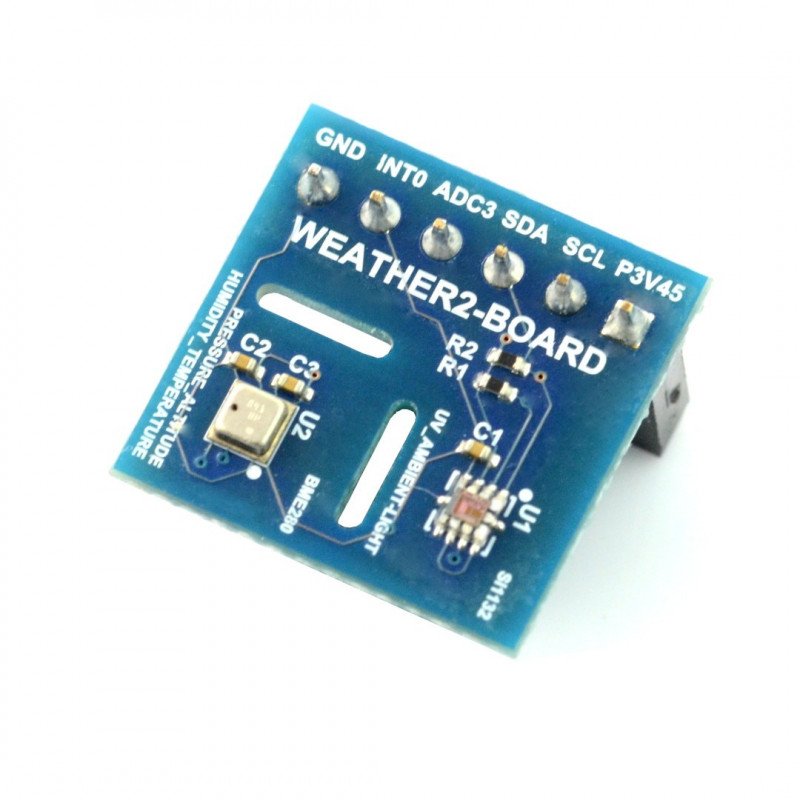 Weather Board 2 - snímač teploty, vlhkosti, tlaku, světla a UV záření