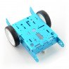 Modrý podvozek 2WD 2kolový kovový robotický podvozek s motorovým pohonem - zdjęcie 2