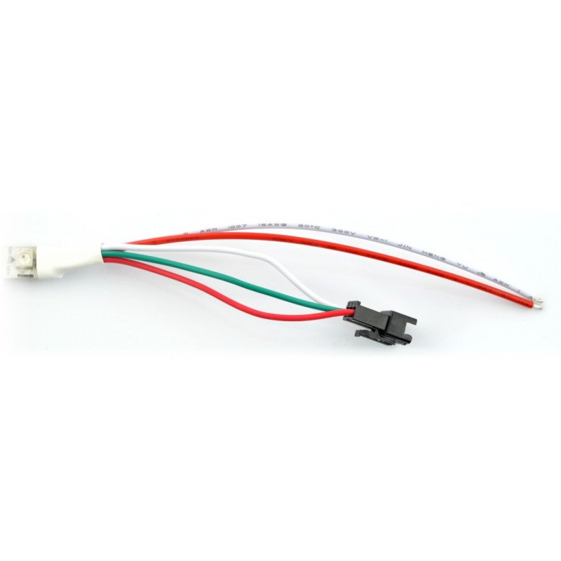 RGBW LED pás SK6812 - digitální, adresovaný - IP65 30 LED / m, 9W / m, 5V - 5m