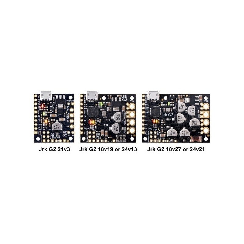 Pololu JRK G2 21v3 - jednokanálový ovladač USB motoru se zpětnou vazbou 28V / 2,6A - sestaven