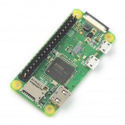 Raspberry Pi Zero WH 512 MB RAM - WiFi + BT 4.1 - s konektory
