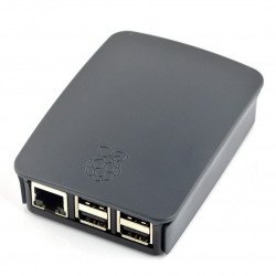 Oficiální pouzdro Raspberry Pi Model 3/2 / B + - šedé