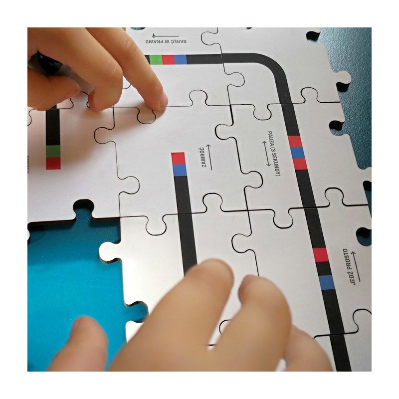 Ozobot - dřevěné puzzle
