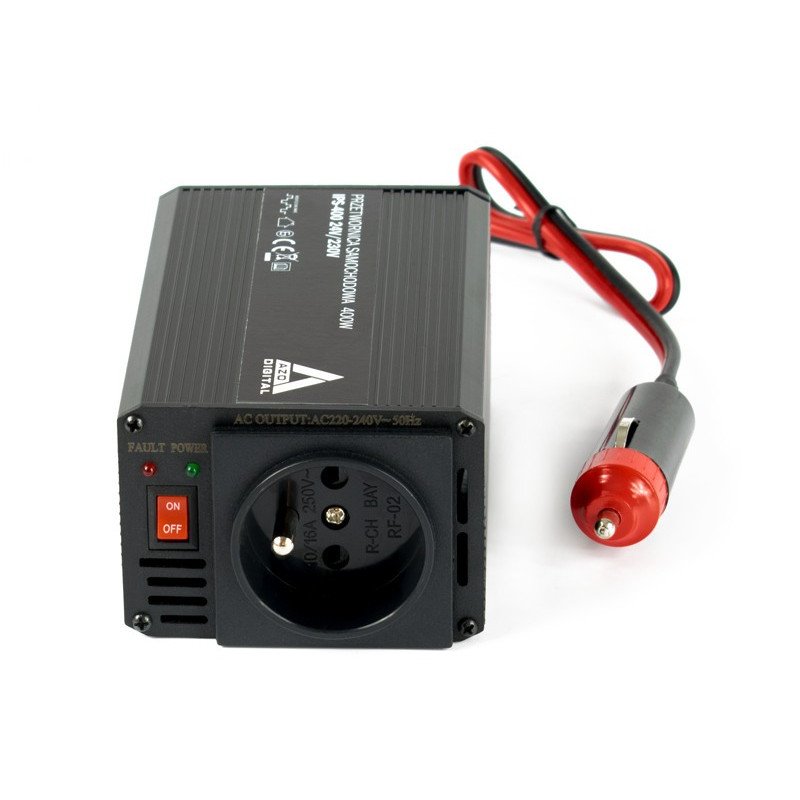 AZO Digital 24 VDC / 230 VAC IPS-400 400W měnič napětí