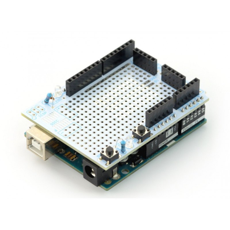 Proto Shield pro Arduino + prkénko na 170 jamek - Velleman VMA201