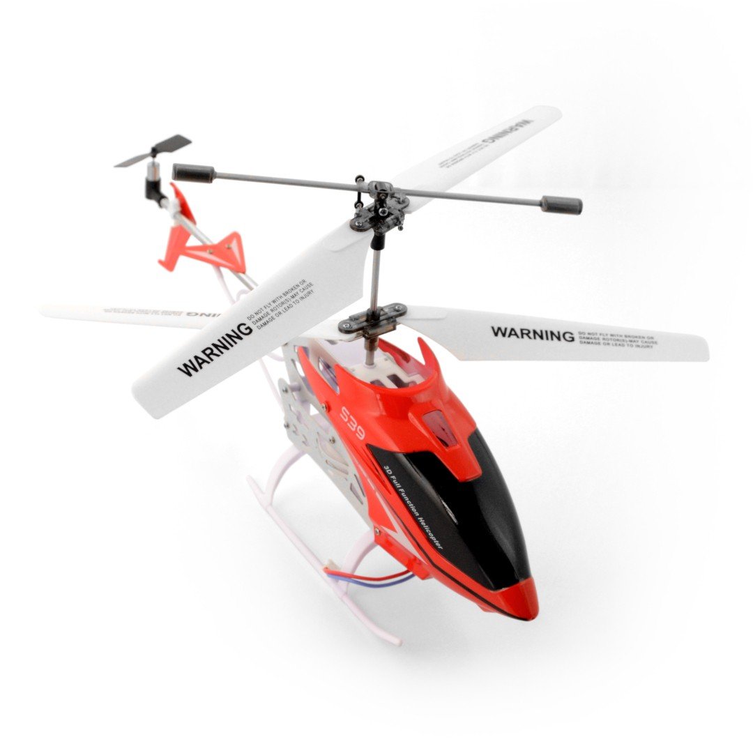 Vrtulník Syma S39 Raptor 2,4 GHz - dálkově ovládaný - 32 cm - červený