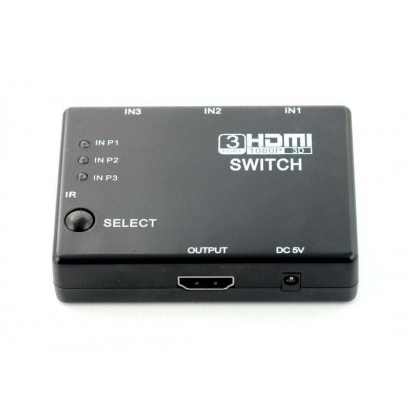 Přepínač HDMI s dálkovým ovládáním - Esperanza EB267