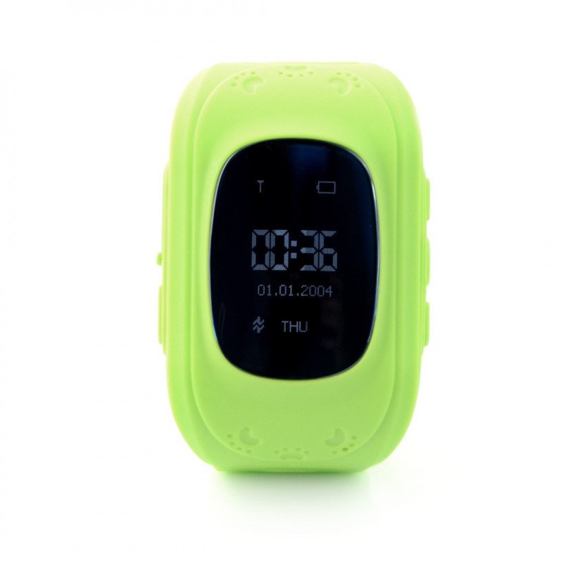 Chytré hodinky pro děti s GPS trackerem ART AW-K01- zelená