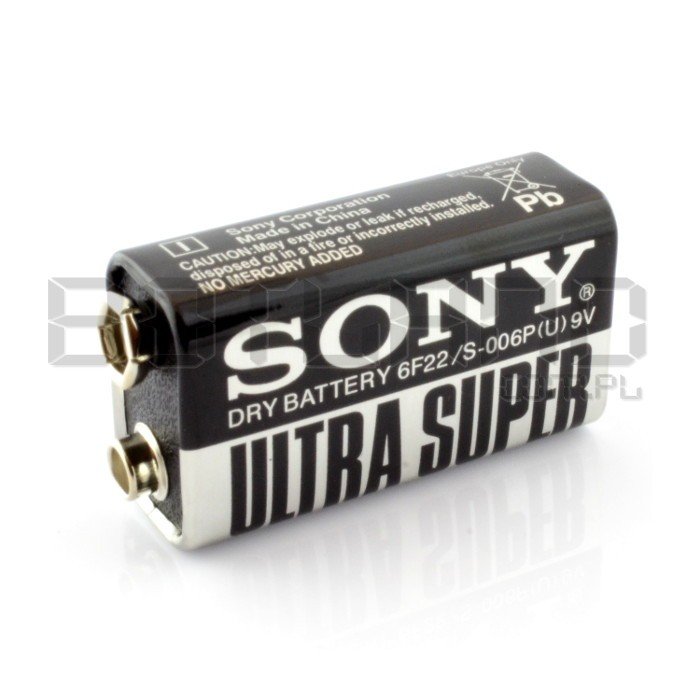 Baterie Sony 6F22 9V