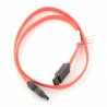 Kabel SATA Data III (6 GB / s) M / M 50 cm - červený - zdjęcie 2