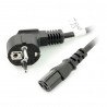 Napájecí kabel CEE 7/7 - IEC 320 C13 1,8 m VDE přímý - černý - zdjęcie 1