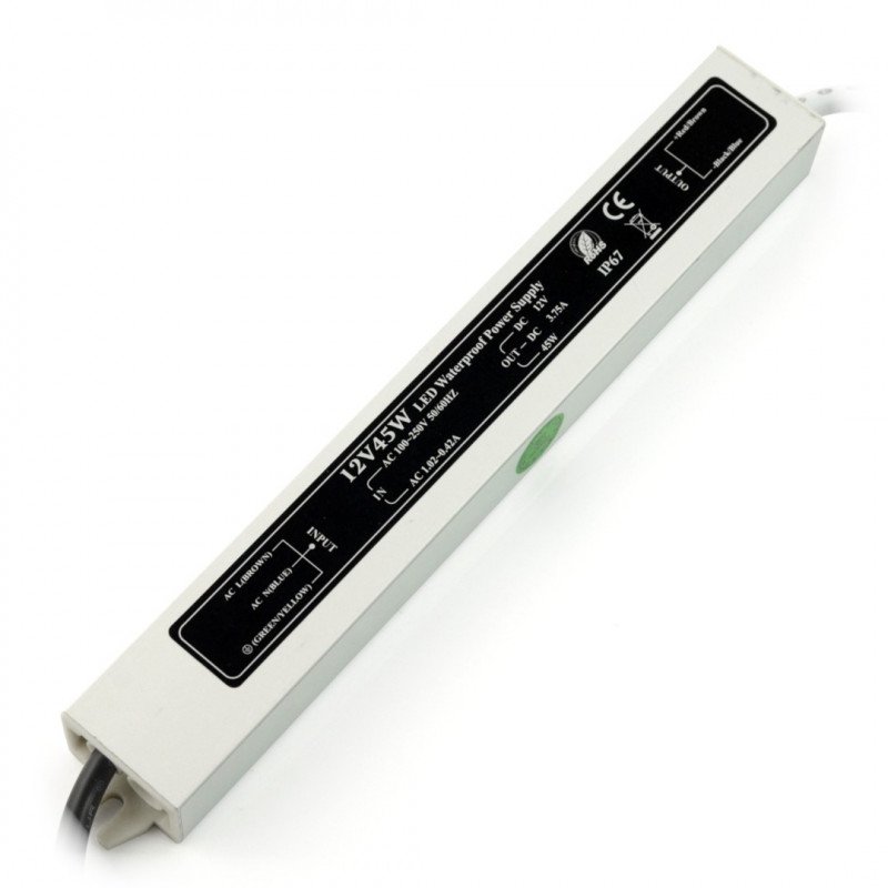Napájecí zdroj pro LED pásky a pásky vodotěsné - 12V / 4,2A / 50W