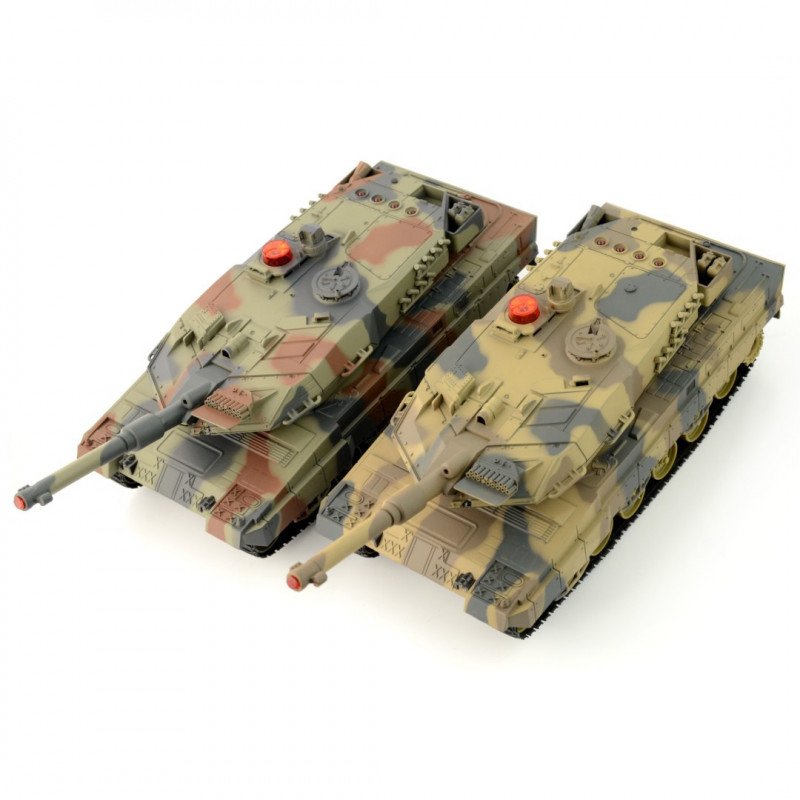 Sada vzájemně bojujících tanků - Leopard - 1:24