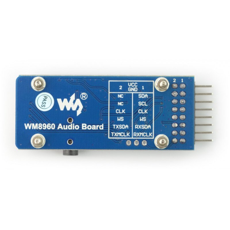Zvukový modul WM8960, rozhraní I2S I2C