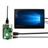 IPS LCD kapacitní dotyková obrazovka 11,6 '' (D) 1920x1080px HDMI + USB pro Raspberry Pi 3B + / 3B / 2B / Zero černé pouzdro - zdjęcie 2