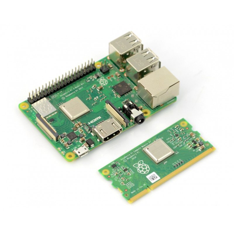 Raspberry Pi CM3 + - výpočetní modul 3+ - 1,2 GHz, 1 GB RAM + 16 GB eMMC