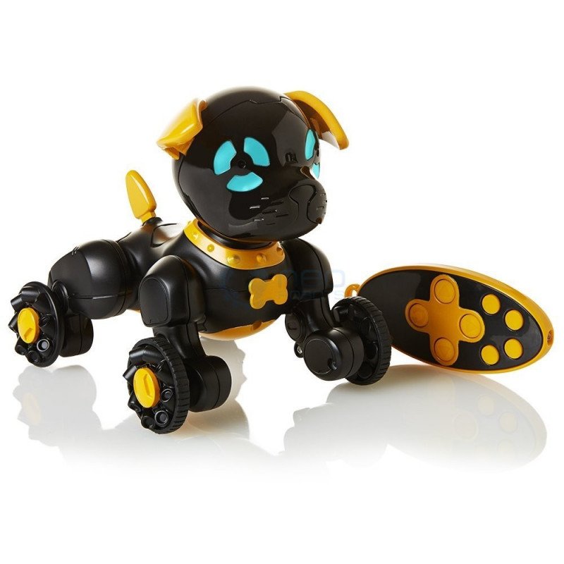 WowWee Chippies - Mini Robo Dog - Black Chippo