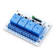 Reléový modul Velleman 4 kanály - kontakty 10A / 240VAC - cívka 5V