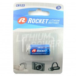 Raketová lithiová baterie - CR123 3V