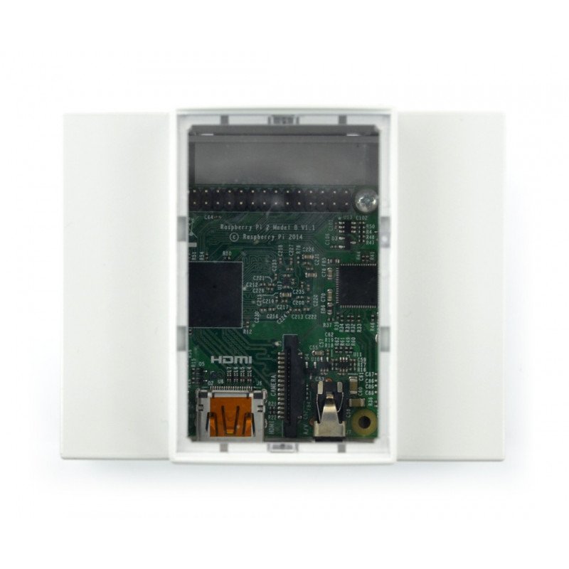 Pouzdro Raspberry Pi Model 2B / B + / A na DIN lištu