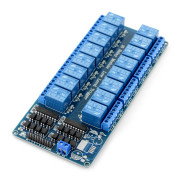Šestnáctikanálový reléový modul RM12 5V s optoelektronickou izolací 10A / 125VAC