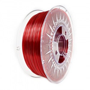 Devil Design PETG 1,75mm 1kg - Ruby Red Transparent