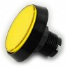 Tlačítko Arcade 60 mm černé pouzdro - žluté s podsvícením - zdjęcie 2