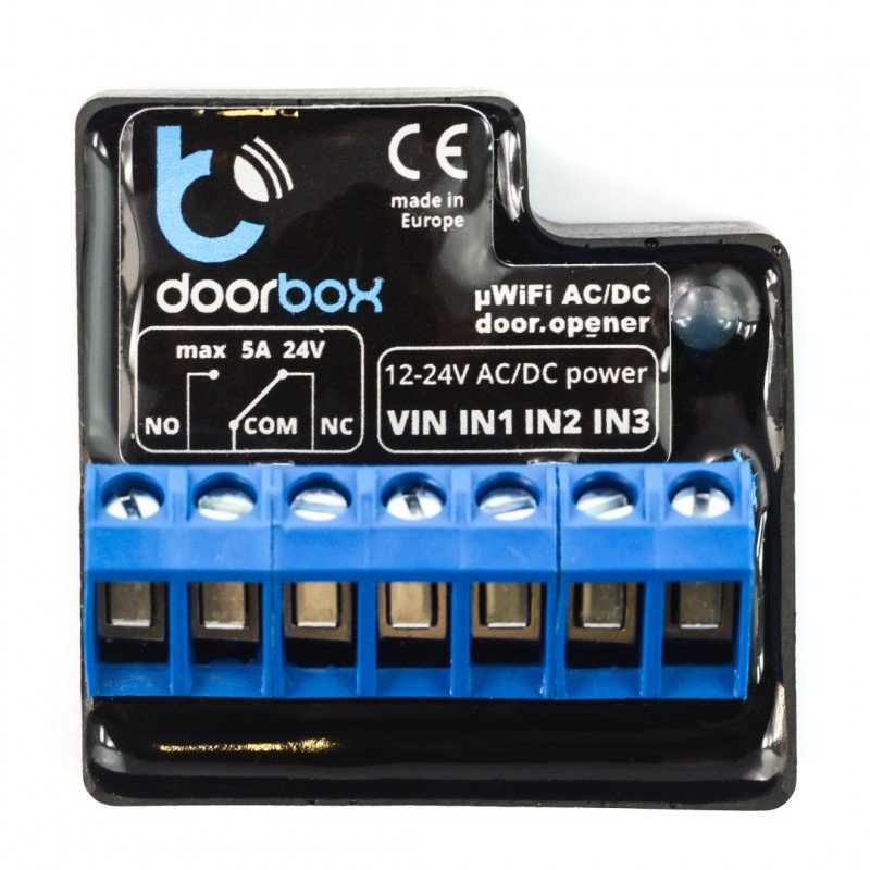 BleBox DoorBox - WiFi ovladač dveří a branek - aplikace pro Android / iOS