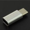 Adaptér Micro USB - USB typu C M-Life - stříbrný - zdjęcie 2