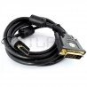 Kabel HDMI - DVI-D - dlouhý 1,0 m - zdjęcie 1