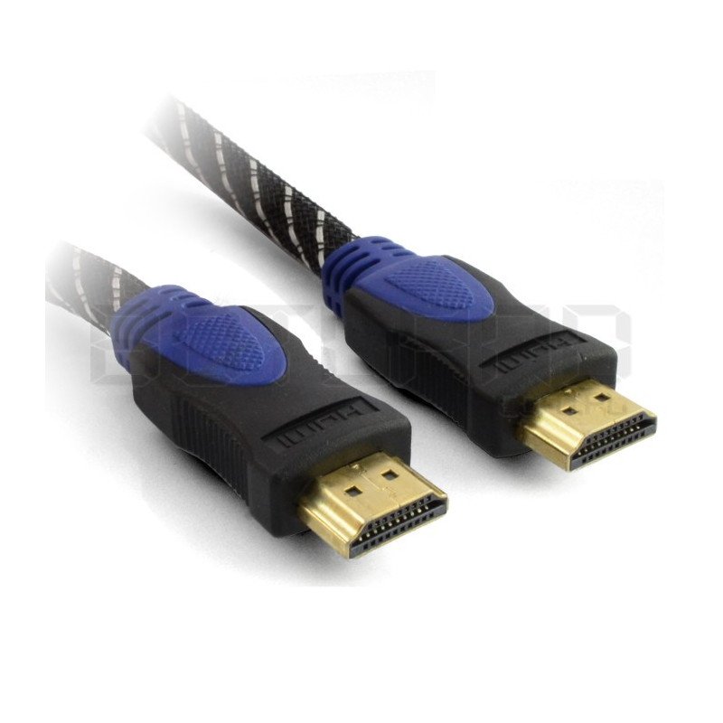 Kabel HDMI EB-113 třída 1.4 Esperanza - 3,0 m dlouhý s opletením