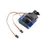 Pan-Tilt HAT - překrytí s držákem kamery pro Raspberry Pi