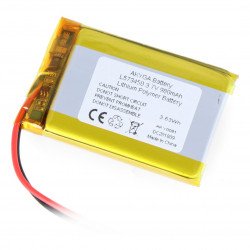 Baterie Akyga 980mAh 1S 3,7 V Li-Pol - konektor JST-BEC + zásuvka